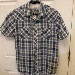 Men’s bullhead large button down western style